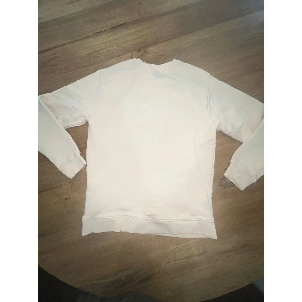 Keith Haring x Zara Mens crewneck Sweatshirt Size Medium M Beige Patch - Picture 7 of 13
